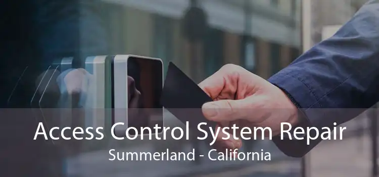 Access Control System Repair Summerland - California