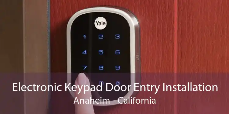 Electronic Keypad Door Entry Installation Anaheim - California