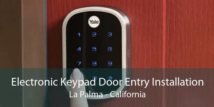 Electronic Keypad Door Entry Installation La Palma - California