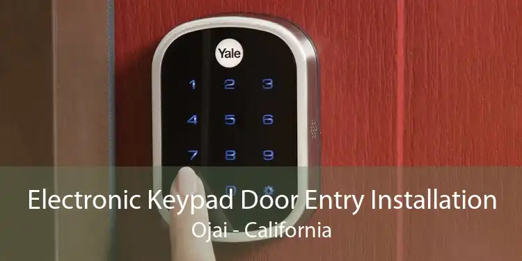 Electronic Keypad Door Entry Installation Ojai - California