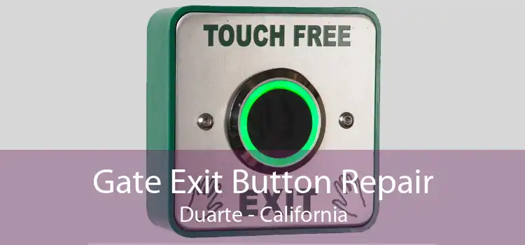 Gate Exit Button Repair Duarte - California