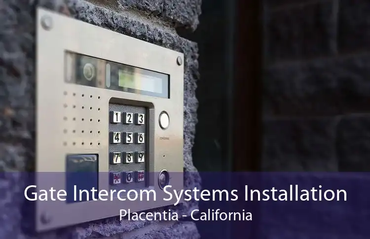 Gate Intercom Systems Installation Placentia - California