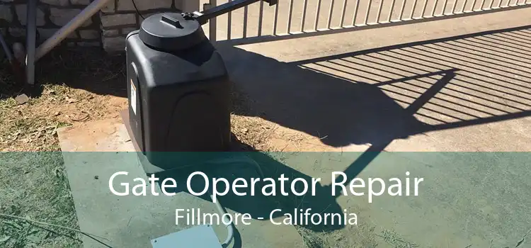 Gate Operator Repair Fillmore - California
