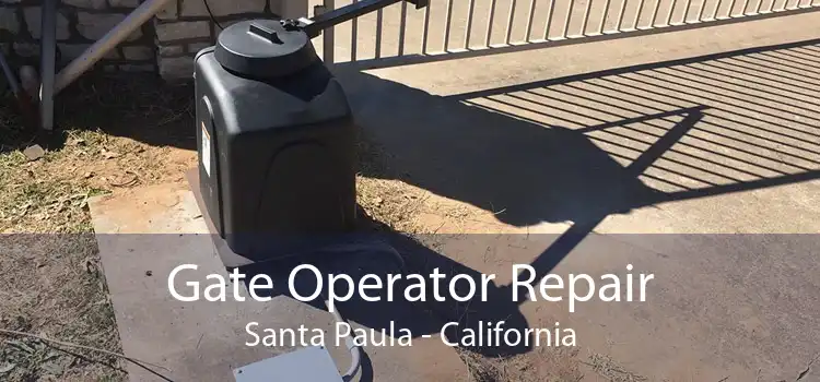 Gate Operator Repair Santa Paula - California