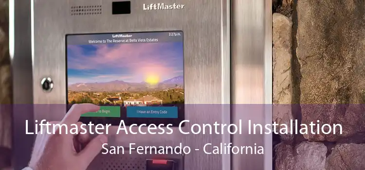 Liftmaster Access Control Installation San Fernando - California