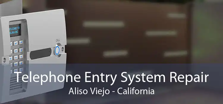 Telephone Entry System Repair Aliso Viejo - California