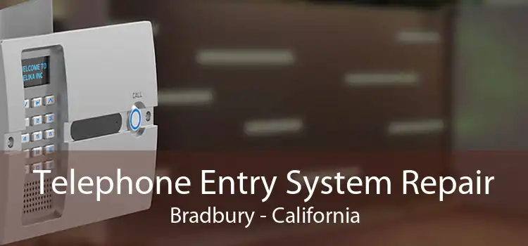 Telephone Entry System Repair Bradbury - California