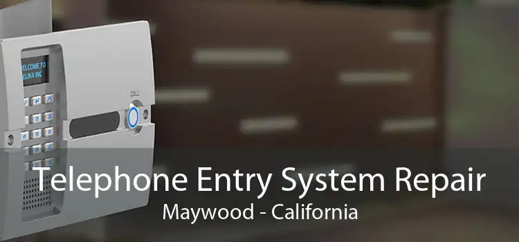 Telephone Entry System Repair Maywood - California