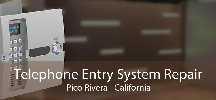 Telephone Entry System Repair Pico Rivera - California
