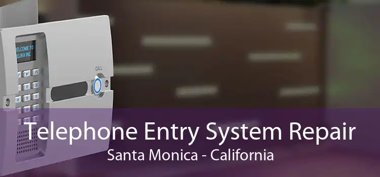 Telephone Entry System Repair Santa Monica - California